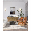 Solaris Wood Arm Push Back Recliner