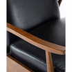 Solaris Wood Arm Push Back Recliner