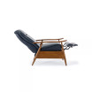 Solaris Wood Arm Push Back Recliner