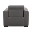 Nevio 39" Leather Power Recliner with Rachet Headrest