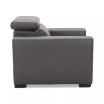 Nevio 39" Leather Power Recliner with Rachet Headrest