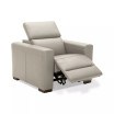 Nevio 39" Leather Power Recliner with Rachet Headrest