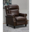 Polly Leather Pushback Recliner