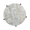 Melange Blythe Round Accent Table