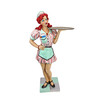 Retro Rosie Diner Dame Serving Table Statue