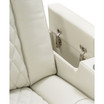 Cali Leather Power Recliner with Power Headrest and Lights