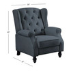 Sherry Fabric Pushback Recliner
