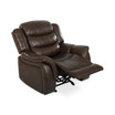 Olyena Faux Leather Glider Recliner