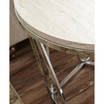 Lunia Faux Stone Round Side Table
