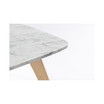 Vezzana 31" Square Italian Table with Oak Legs