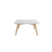 Vezzana 31" Square Italian Table with Oak Legs