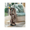 Moroccan Monkey Butler Pedestal Sculptural Table