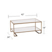 Horn Glass-top Cocktail Table