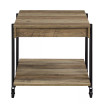 Luther 22" Steel Industrial End Table