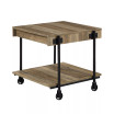 Luther 22" Steel Industrial End Table