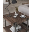 Luther 22" Steel Industrial End Table