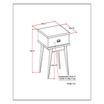 Ednie End Table