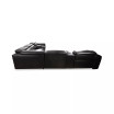 Krofton 7-Pc. Beyond Leather Fabric Sectional with 3 Power Motion Recliners and 2 Consoles