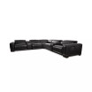 Krofton 7-Pc. Beyond Leather Fabric Sectional with 3 Power Motion Recliners and 2 Consoles