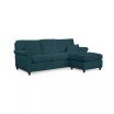 Lidia 82" Fabric 2-Pc. Reversible Chaise Sectional Sofa with Storage Ottoman - Custom Colors