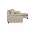 Lidia 82" Fabric 2-Pc. Reversible Chaise Sectional Sofa with Storage Ottoman - Custom Colors
