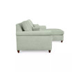 Lidia 82" Fabric 2-Pc. Reversible Chaise Sectional Sofa with Storage Ottoman - Custom Colors