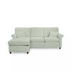 Lidia 82" Fabric 2-Pc. Reversible Chaise Sectional Sofa with Storage Ottoman - Custom Colors