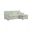Lidia 82" Fabric 2-Pc. Reversible Chaise Sectional Sofa with Storage Ottoman - Custom Colors