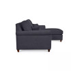 Lidia 82" Fabric 2-Pc. Reversible Chaise Sectional Sofa with Storage Ottoman - Custom Colors