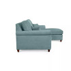 Lidia 82" Fabric 2-Pc. Reversible Chaise Sectional Sofa with Storage Ottoman - Custom Colors