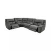 Terrine 6-Pc. Fabric Sectional with 2 Power Motion Recliners and 2 USB Consoles