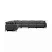 Adney 161" 6-Pc. Zero Gravity Fabric Sectional with 3 Power Recliners