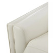 Jenneth 4Pc Leather Cuddler Sectional with 2 Power Recliners