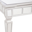 Smyth Glam Mirrored Square End Table