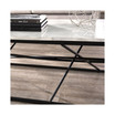 Adalyne Faux Marble Console Table