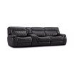 Thaniel 4-Pc. Leather Sectional with 2 Power Recliners and 1 USB Console