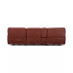 Thaniel 4-Pc. Leather Sectional with 2 Power Recliners and 1 USB Console