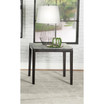 21.75" Asian Hardwood Square End Table