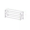 60" Industrial Bookcase