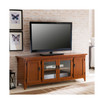 Four Door TV Stand For 65" TV, Russet