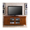 Four Door TV Stand For 65" TV, Russet