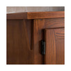 Four Door TV Stand For 65" TV, Russet