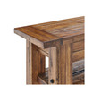Durango Industrial Wood Console and Media Table with Shelves