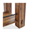 Durango Industrial Wood Console and Media Table with Shelves