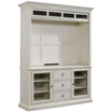 Sag Harbor White Entertainment Center, 2-Pc. Set (Entertainment Deck & Entertainment Console)