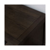 Tableau Vintage-Inspired Oak 56" TV Console on Black Metal Base
