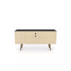 Liberty 53.14" Mid Century - Modern TV Stand with 5 Shelves and 1 Door