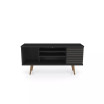 Liberty 53.14" Mid Century - Modern TV Stand with 5 Shelves and 1 Door