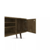 Liberty 53.14" Mid Century - Modern TV Stand with 5 Shelves and 1 Door