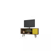 Liberty 53.14" Mid Century - Modern TV Stand with 5 Shelves and 1 Door